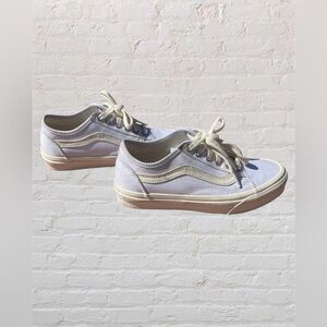Vans Old Skool Tapered Eco Theory White Natural Shoes Size 5.5 Womens
